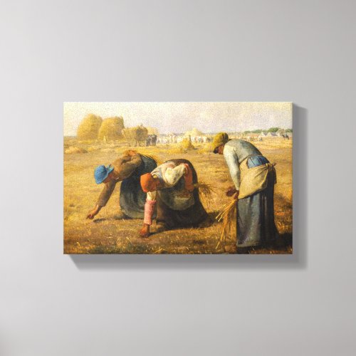 Jean_Francois Millet _ The Gleaners Canvas Print