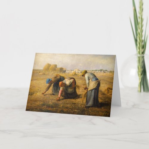Jean_Francois Millet _ The Gleaners Card