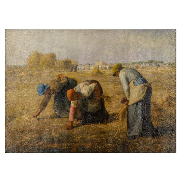 Jean-Francois Millet - The Gleaners Cutting Board (Front)