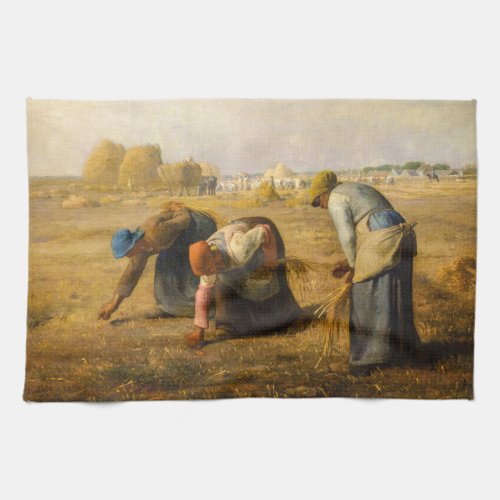 Jean_Francois Millet _ The Gleaners Kitchen Towel