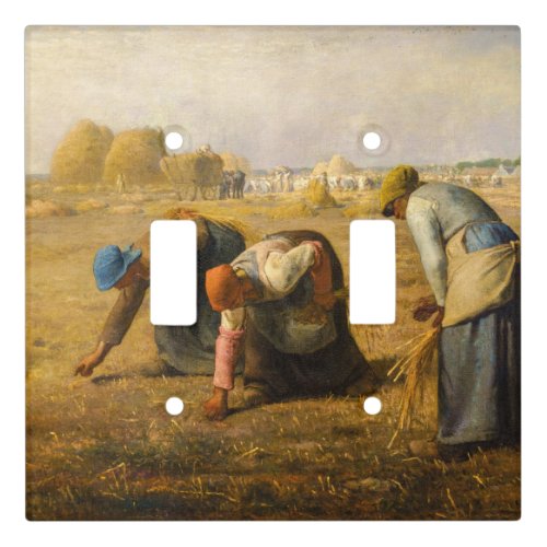Jean_Francois Millet _ The Gleaners Light Switch Cover