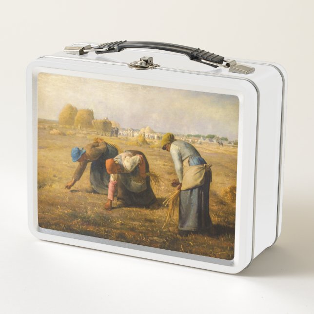Jean-Francois Millet - The Gleaners Metal Lunch Box (Front)