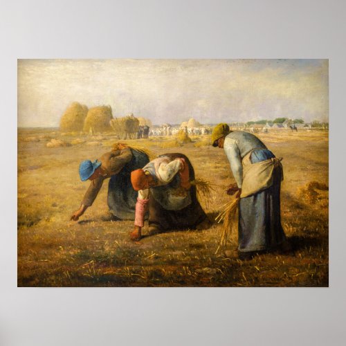 Jean_Francois Millet _ The Gleaners Poster