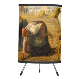 Jean-Francois Millet - The Gleaners Tripod Lamp