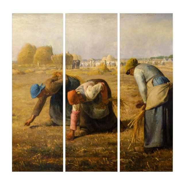 Jean-Francois Millet - The Gleaners Triptych (Front)