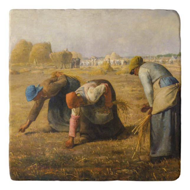 Jean-Francois Millet - The Gleaners Trivet (Front)