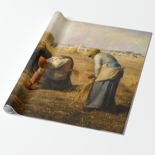 Jean_Francois Millet _ The Gleaners Wrapping Paper