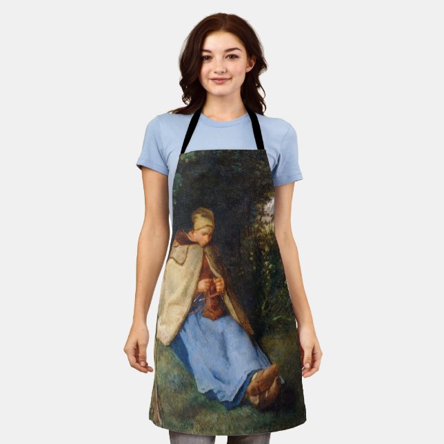 Jean-Francois Millet - The Knitter Apron (Worn)