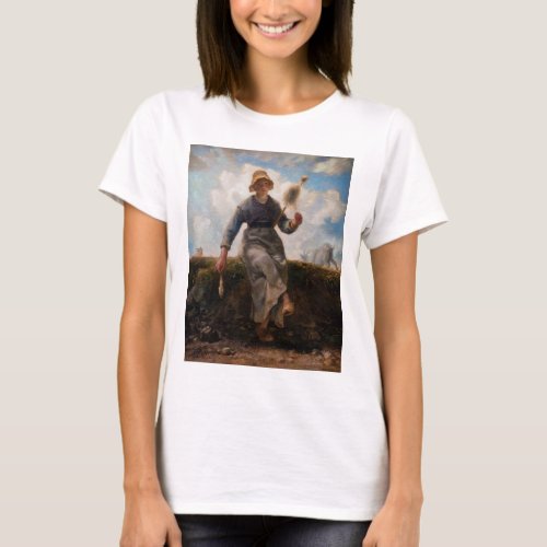Jean_Francois Millet _ The Spinner Girl T_Shirt