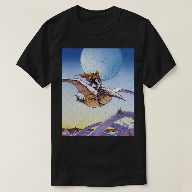 Jean Giraud Moebius T-Shirt (Design Front)