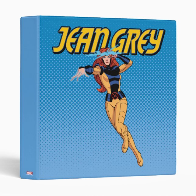 Jean Grey Character Pose 3 Ring Binder (Front/Spine)