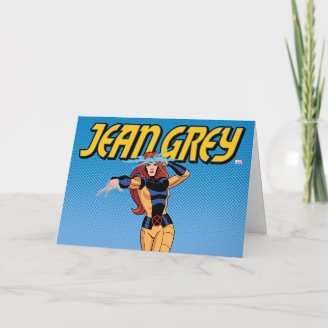 Jean Grey Character Pose Card (Front)