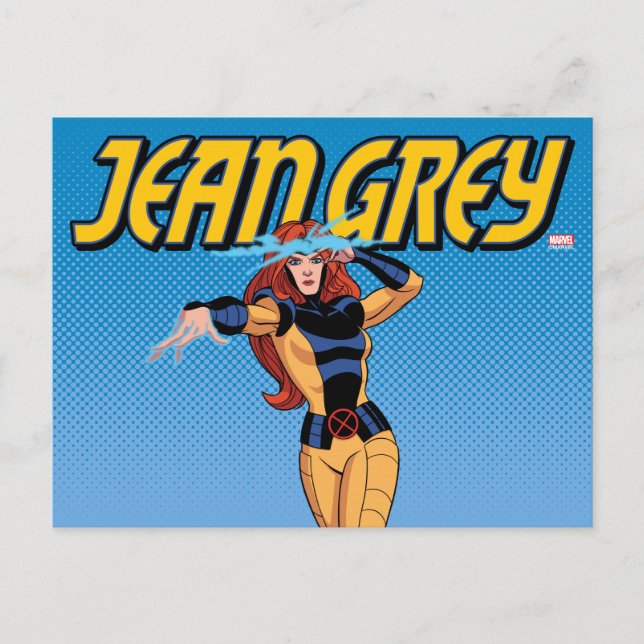 Jean Grey Character Pose Postcard (Front)