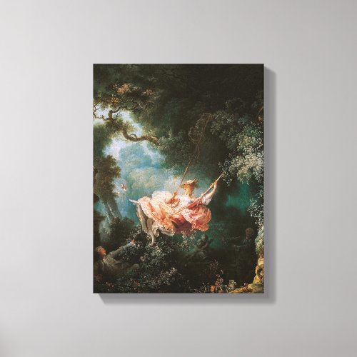 Jean_Honor Fragonard The Swing Canvas Print