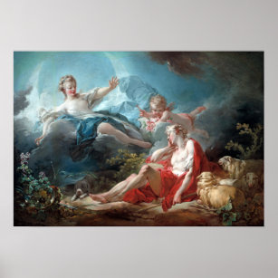 Jean-Honoré Fragonard Diana and Endymion Poster