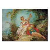 Jean-Honore Fragonard- The Happy Lovers (Front Horizontal)