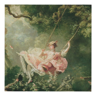 Jean-Honore Fragonard - The Swing Faux Canvas Print