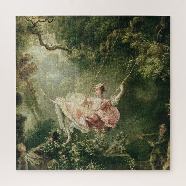 Jean-Honoré Fragonard - The Swing, Jigsaw Puzzle (Vertical)