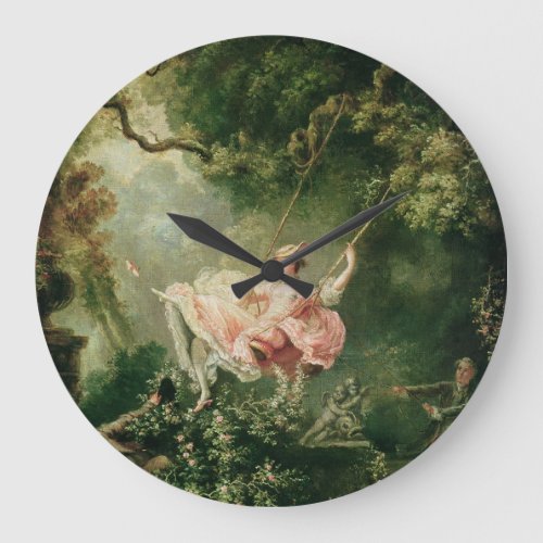 Jean_Honore Fragonard _ The Swing Large Clock