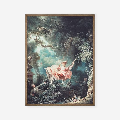 Jean_Honor Fragonard The Swing Painting Art Print