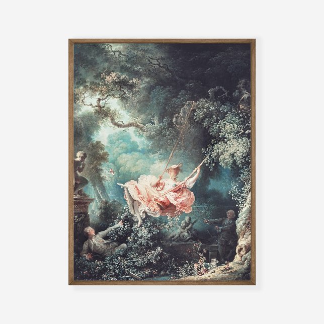 Jean-Honoré Fragonard The Swing Painting Art Print (Creator Uploaded)