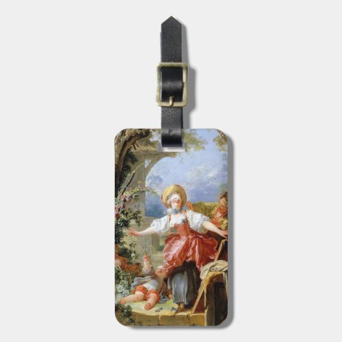 Jean_Honor Fragonards Blind Mans Bluff Game Luggage Tag