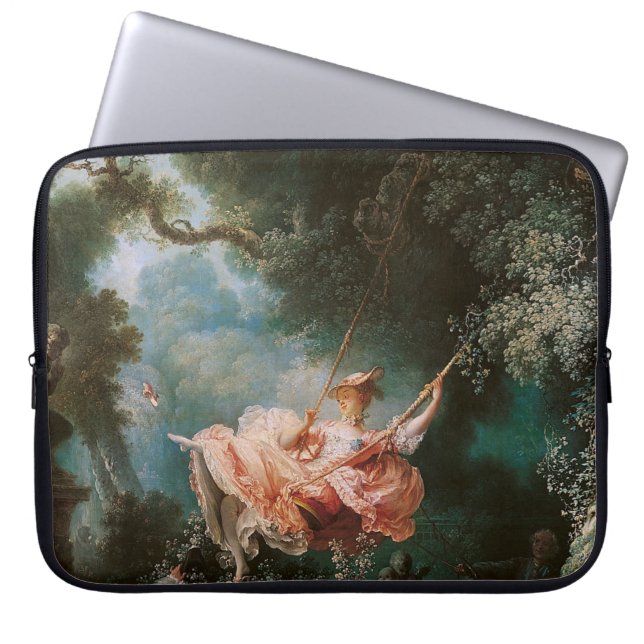 Jean-Honoré Fragonard's The Swing Laptop Sleeve (Front)