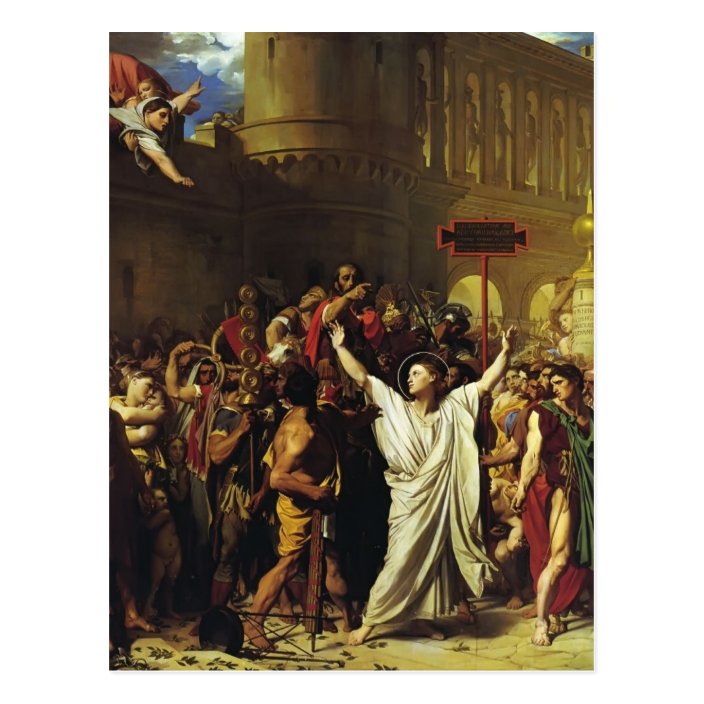 Jean Ingres The Martyrdom of St. Symphorian Postcard