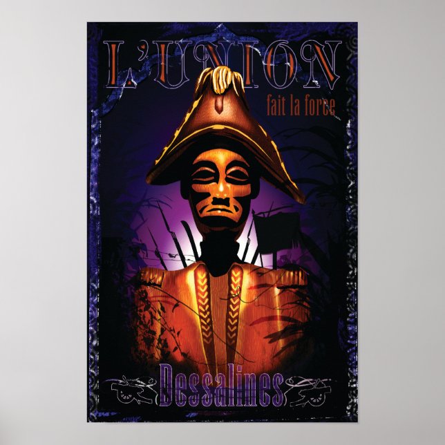 Jean-Jacques Dessalines carving Poster (Front)