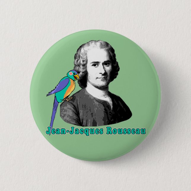 Jean Jacques Rousseau T shirts, Hoodies, Mugs Pinback Button (Front)