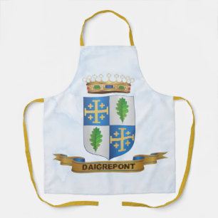Jean Jacques Vernin Daigrepont Coat Of Arms Apron