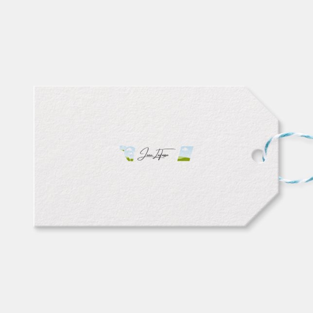 Jean LaTasse Promo gift tag (Front (Horizontal))