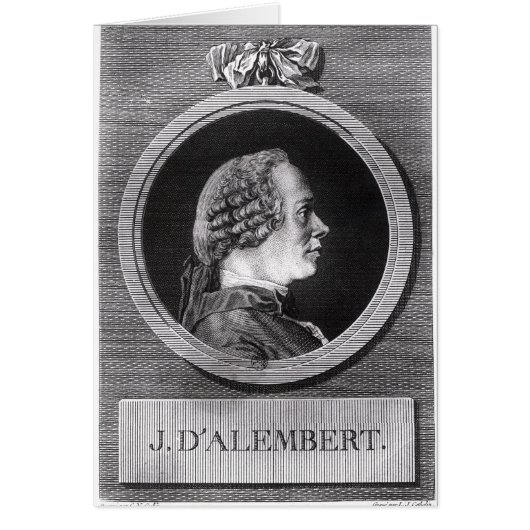 Jean le Rond d'Alembert Cards (Front)