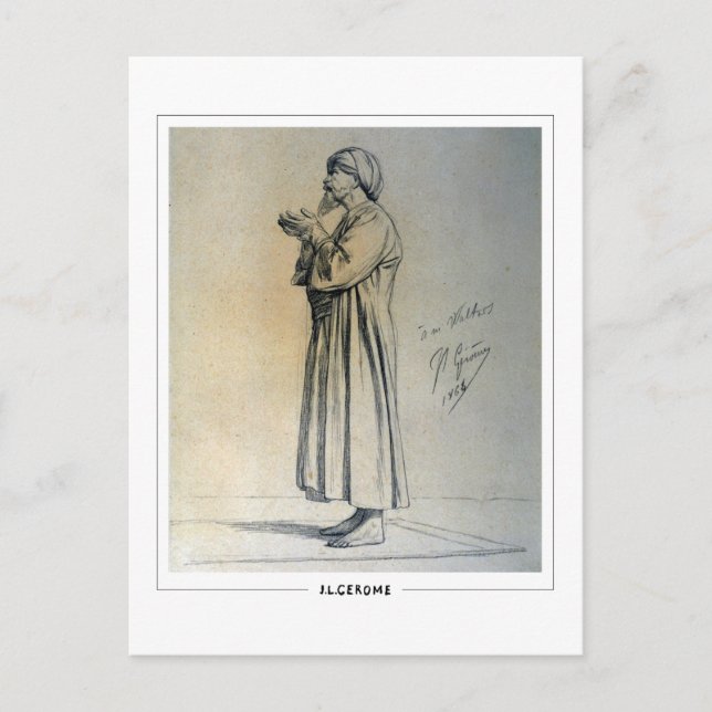 Jean-Léon Gérôme #201 - Fine Art Postcard (Front)
