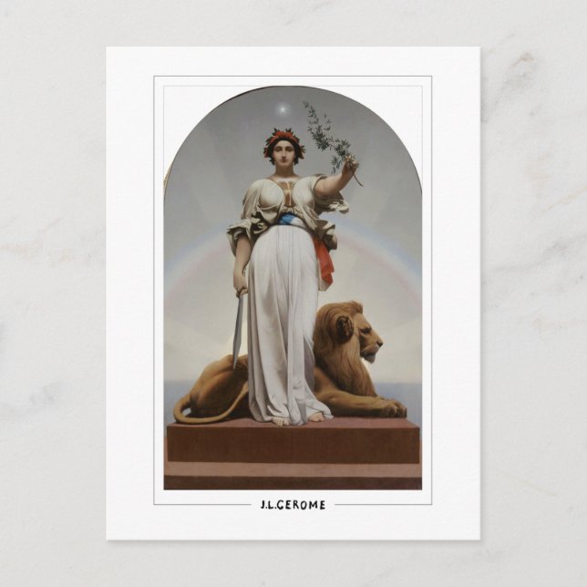 Jean-Léon Gérôme #347 - Fine Art Postcard (Front)