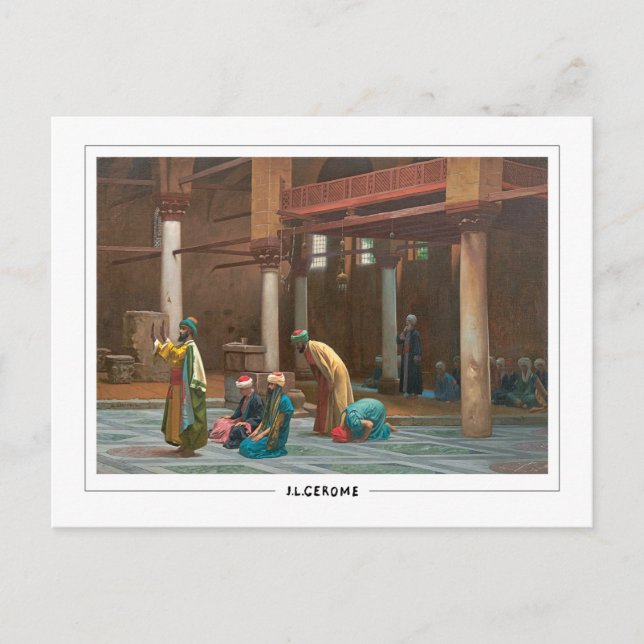 Jean-Léon Gérôme #350 - Fine Art Postcard (Front)