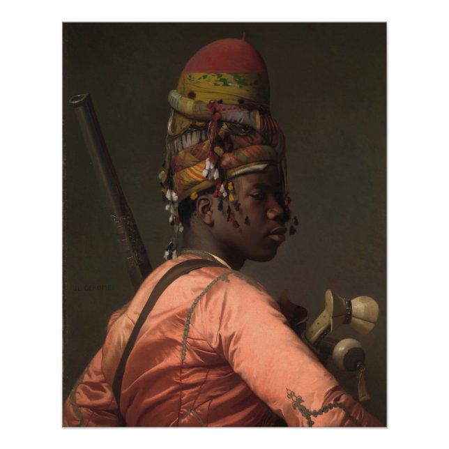 Jean-Leon Gerome Black Bashi-Bazouk ca 1869 Poster (Front)