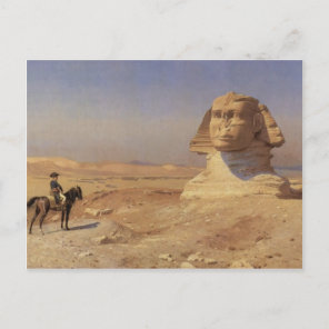 Jean-Leon Gerome- Bonaparte Before the Sphinx Postcard