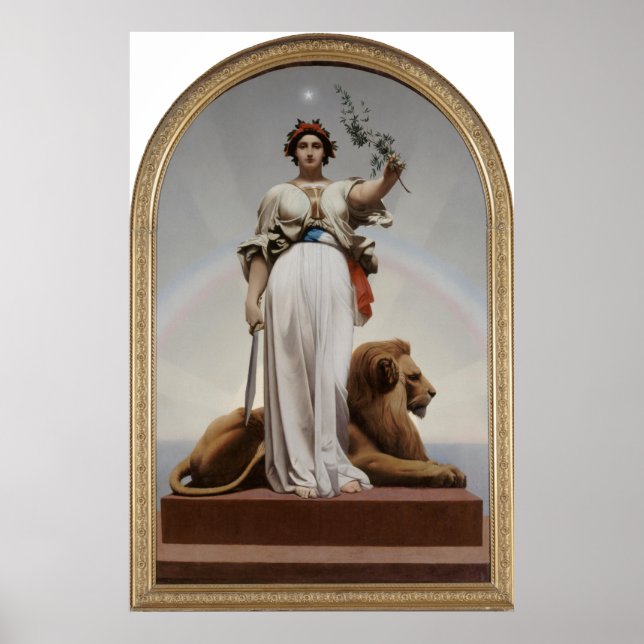 Jean-Léon Gérôme – La République Poster (Front)