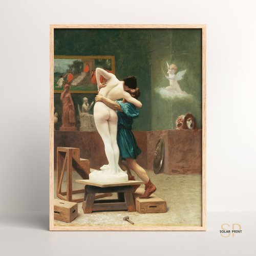 Jean_Leon Gerome Pygmalion and Galatea 1890 Art Poster