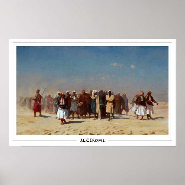 Jean-Léon Gérôme Zedign Art Poster #106 (Front)