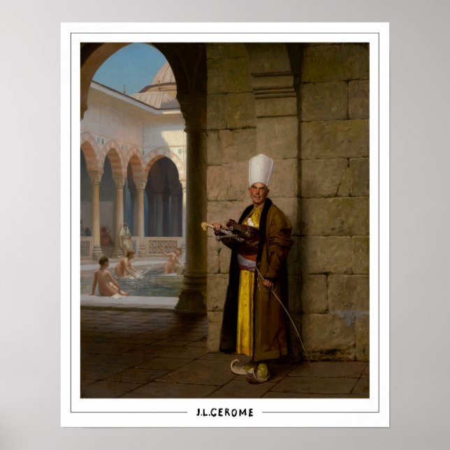 Jean-Léon Gérôme Zedign Art Poster #114 (Front)