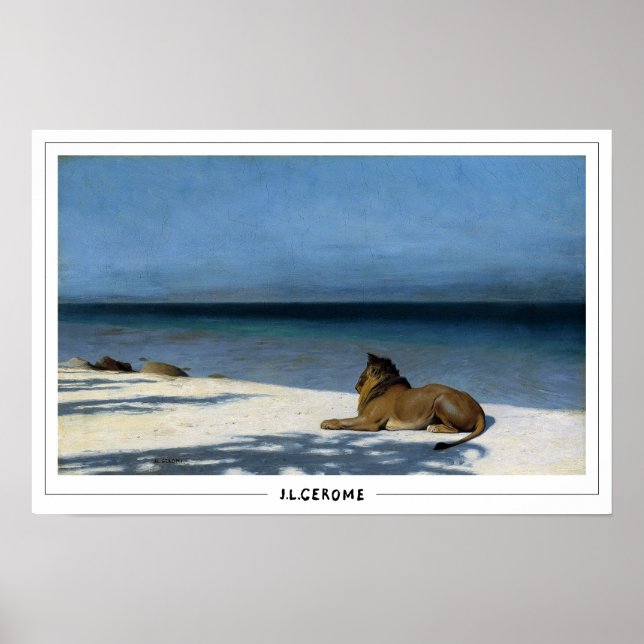 Jean-Léon Gérôme Zedign Art Poster #138 (Front)