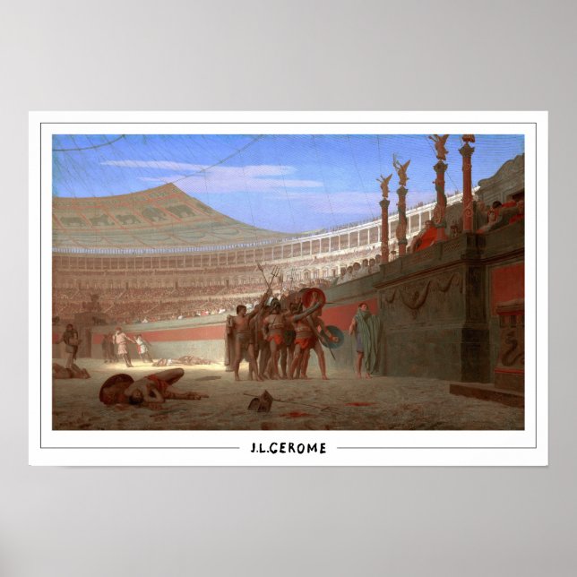 Jean-Léon Gérôme Zedign Art Poster #150 (Front)