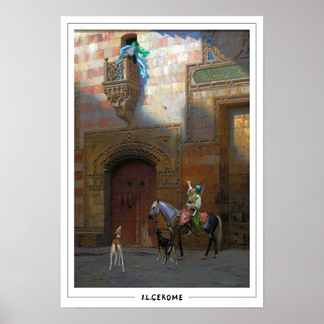 Jean-Léon Gérôme Zedign Art Poster #186 (Front)