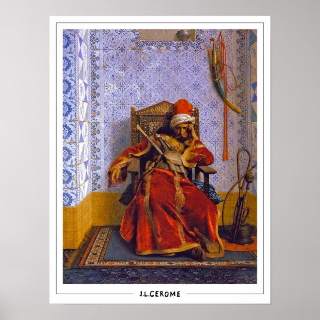 Jean-Léon Gérôme Zedign Art Poster #192 (Front)