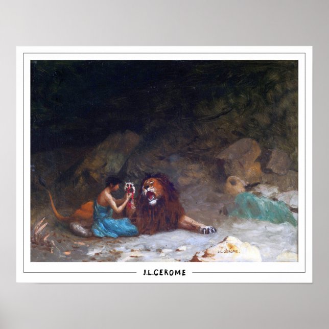Jean-Léon Gérôme Zedign Art Poster #220 (Front)