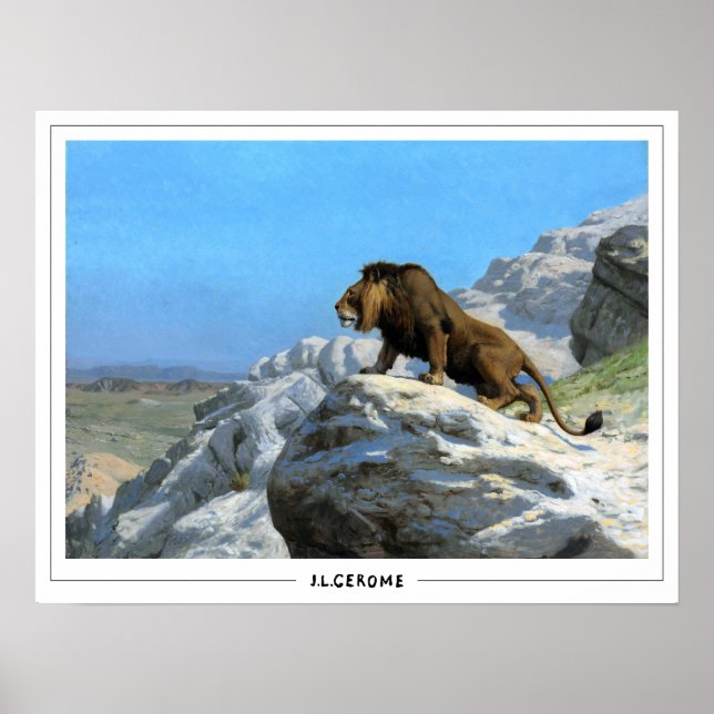 Jean-Léon Gérôme Zedign Art Poster #229 (Front)