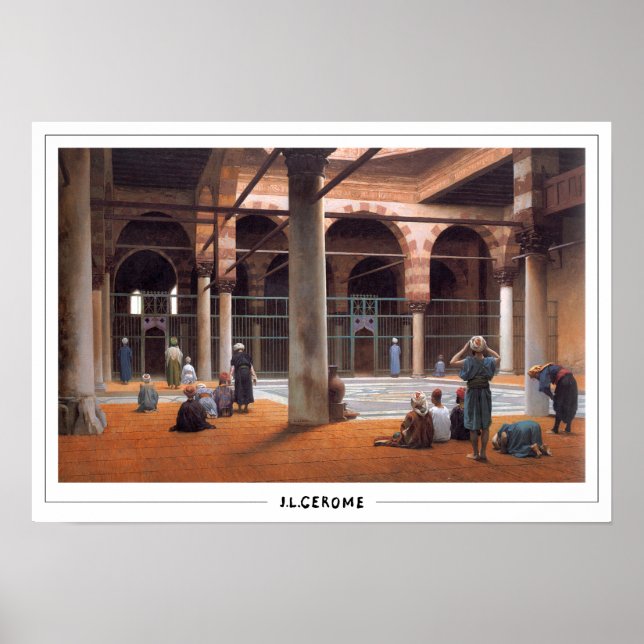 Jean-Léon Gérôme Zedign Art Poster #297 (Front)