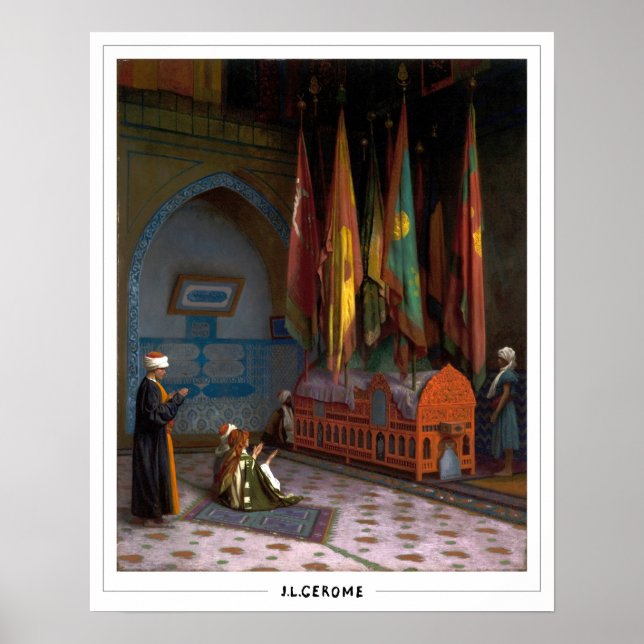 Jean-Léon Gérôme Zedign Art Poster #338 (Front)